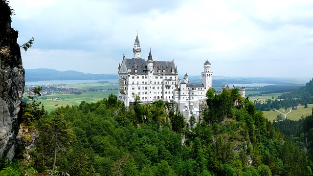 Neuschwanstein zamek w Niemczech